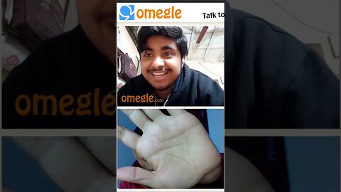 He knows to read Hand #shorts #omegle #funny #memes