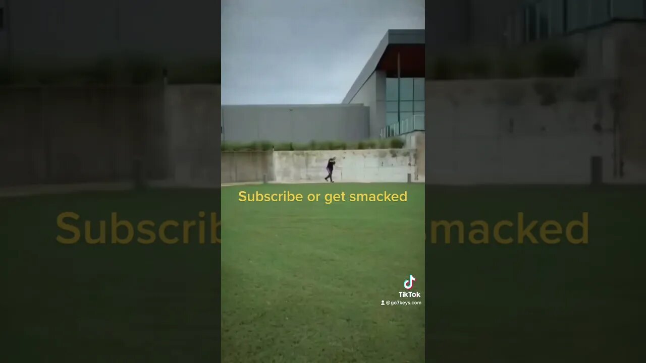 Subscribe or get smacked with a cold 🥶 frisbee