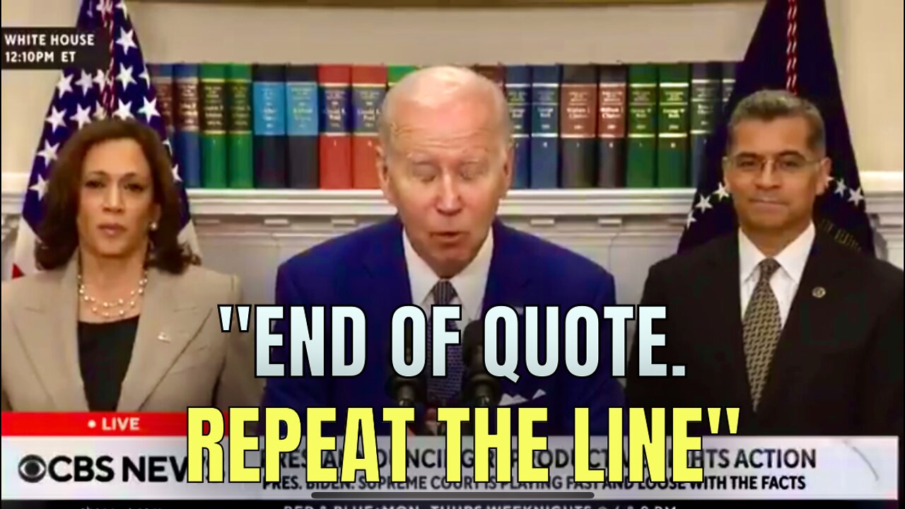 JOE’s COMPLETE MELTDOWN at the Podium Today!