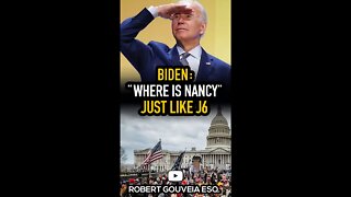 Biden: "Where's Nancy" just like J6 Gallows #shorts