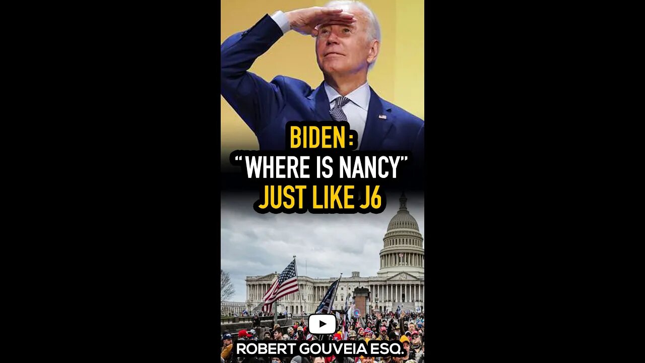 Biden: "Where's Nancy" just like J6 Gallows #shorts