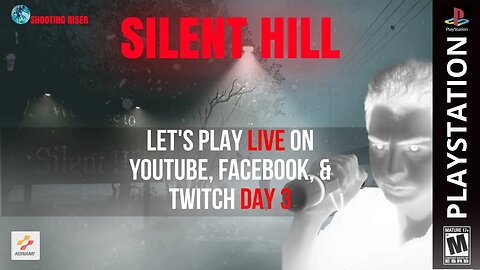 LET'S PLAY SILENT HILL PS1 LIVE! DAY 3 *NO SPOILERS* WALKTHROUGH/LORE/THEORIES #live #livestream