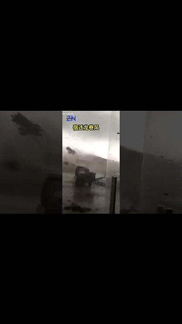 2 tornadoes in hours killed 10 people in Suqian city in Jiangsu province China #worldnews #disaster
