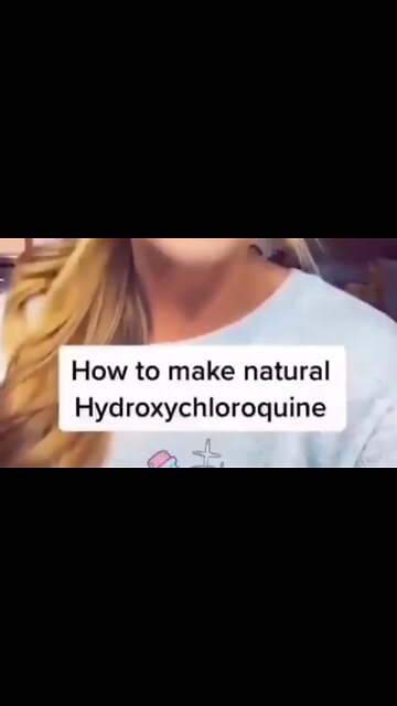 HOW TO MAKE HYDROXYCHLORQUINE AT HOME