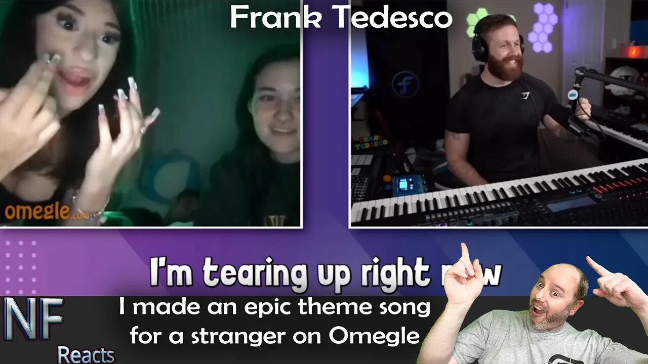 Frank Tedesco - I made an epic theme song for a stranger on Omegle Reaction