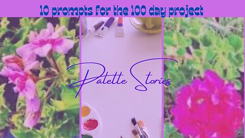 Palette Stories -art/writing prompt #4 #artprompts #writingprompts #the100dayproject #palettestories