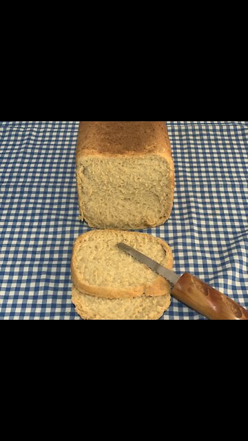 Homemade bread made with no effort in the bread machine