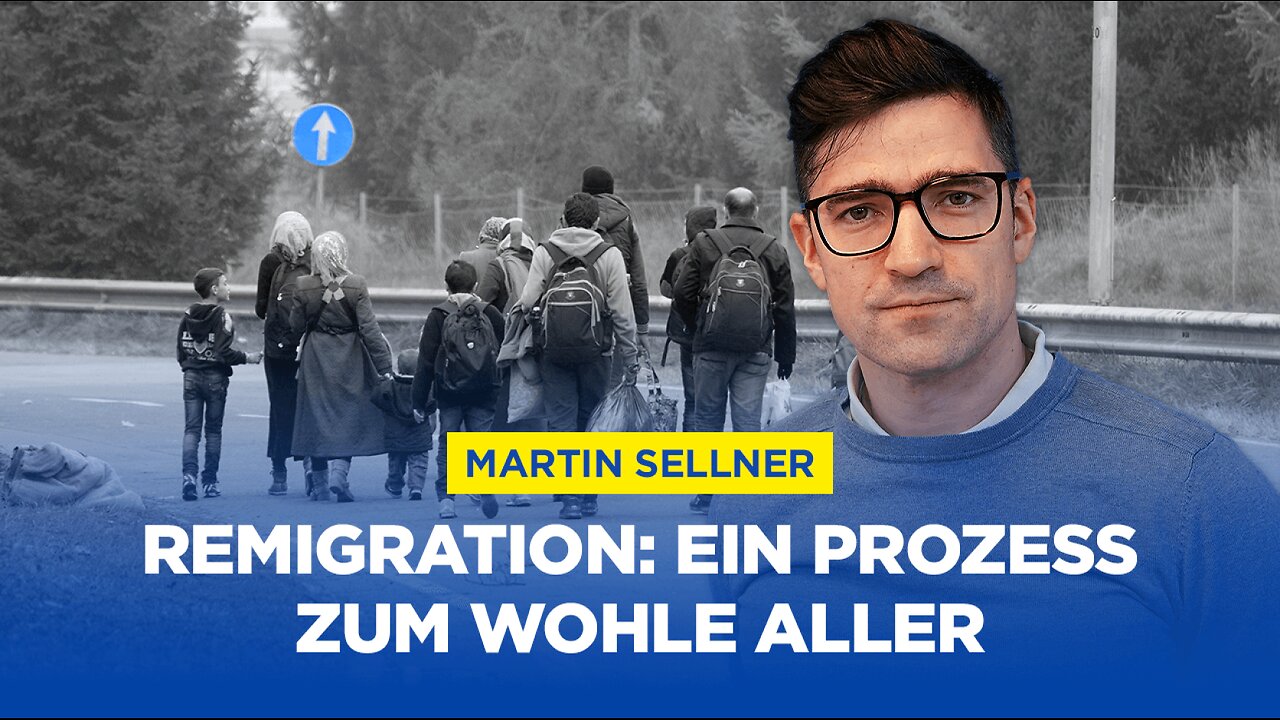 Martin Sellner Durch Remigration könnten wir uns wieder sicher und zuhause fühlen (Auf1TV)