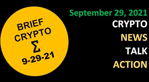 Crypto News Talk Action 29 September Bitcoin BTC Ethereum ETH Cardano ADA Solana SOL DOT