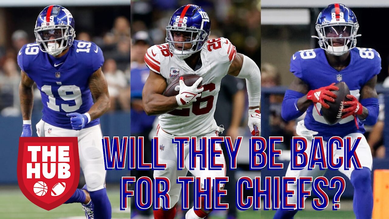 Will Saquon, Kenny, and Kadarius be back against the Chiefs? | Toney at Punt Return?