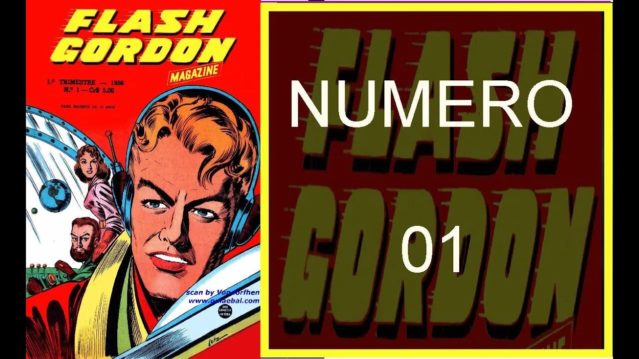 FLASH GORDON NUMERO UM #museudogibi #gibi #quadrinhos #comics #historieta