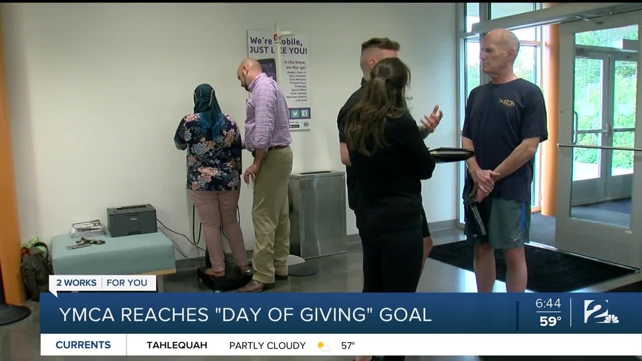 YMCA Reaches "Day of Giving" Goal