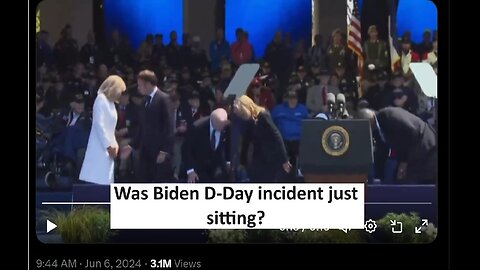 Biden D-Day defecation correction?