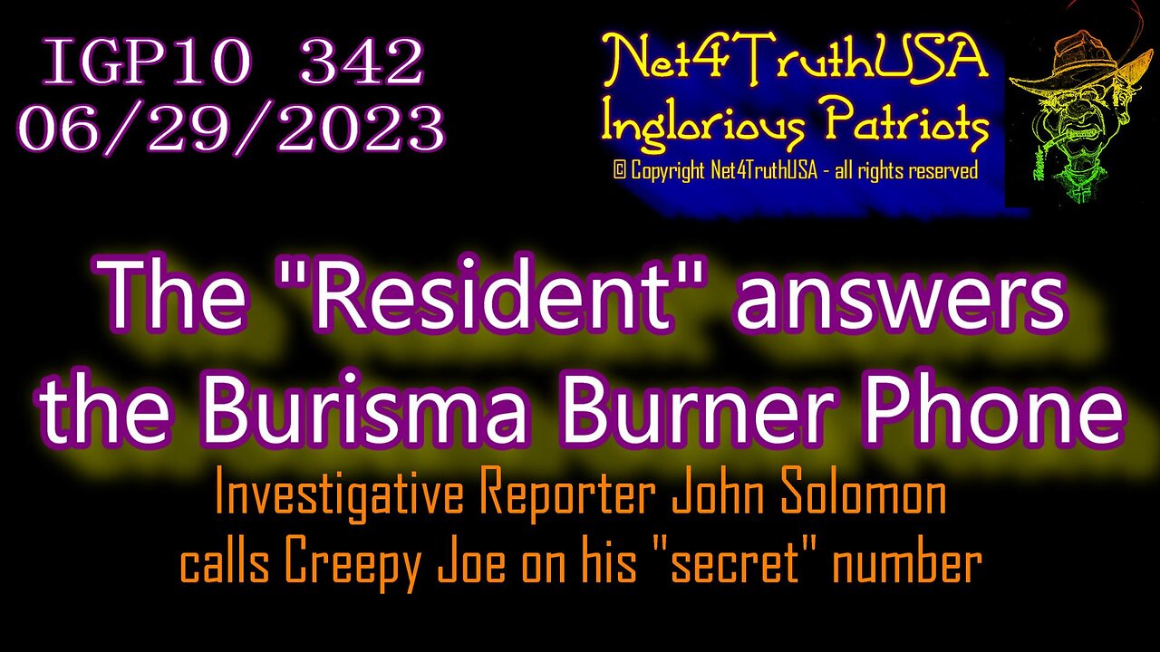 IGP10 342 - The Resident answers the Burisma Burner Phone