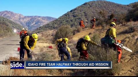 Local firefighters halfway done with aid mission