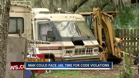 Seffner homeowner will face 30 days in jail if he does not comply with code violations