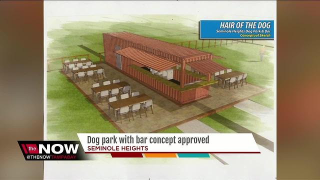 Dog park with bar concept approved