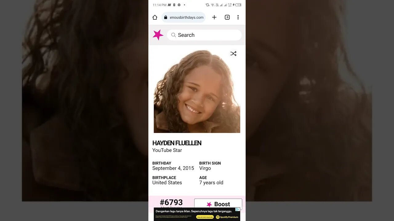 HAPPY 7 BIRTHDAY HAYDEN FLUELLEN YouTube Star