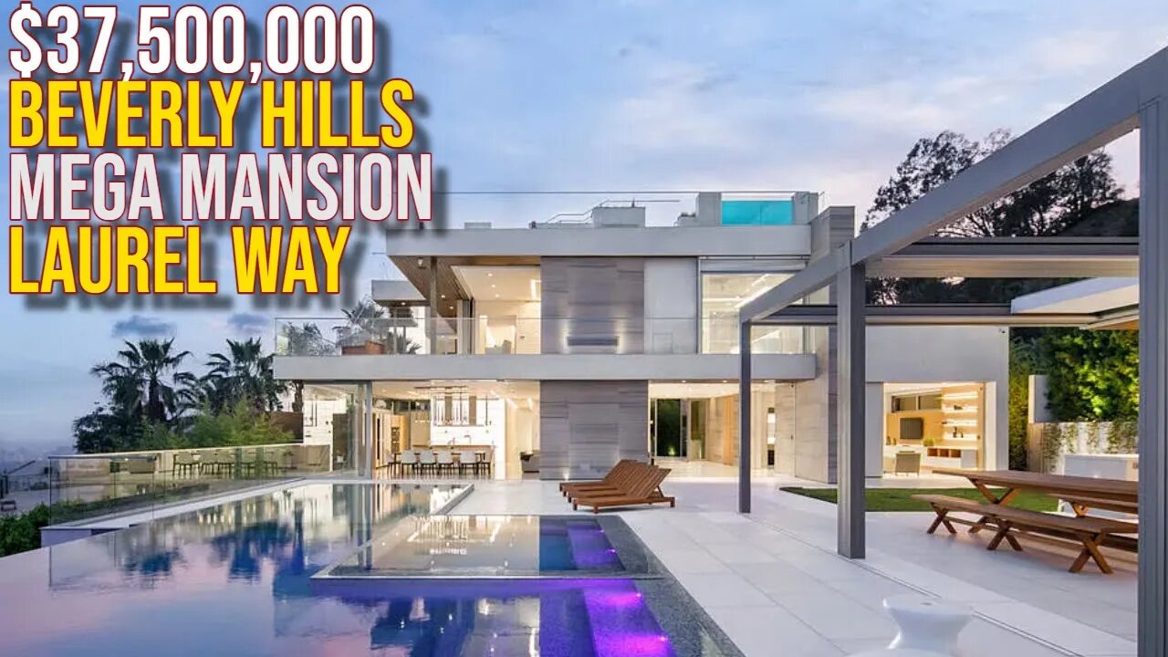Exploring $37,500,000 Beverly Hills Beauty Mega Mansion!