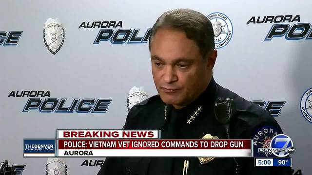 Aurora police chief defends officer's actions in deadly shooting, won't immediately release tapes