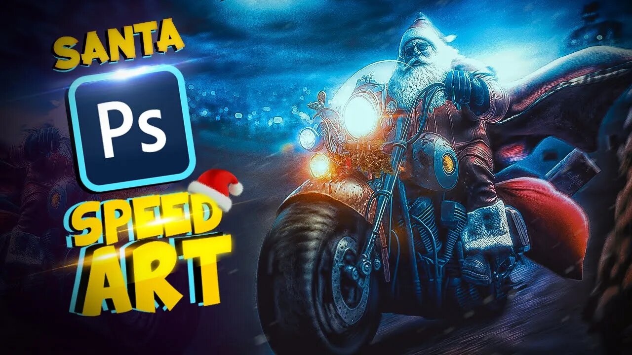 Santa - How to make this photo manipulation using Photoshop. #santa #photoshop #christmas #mrhires