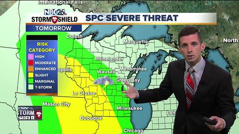 Storms and humidity return Sunday