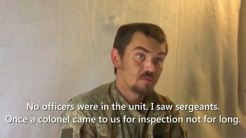 We have another captured UAF serviceman speaking out to the Russians.