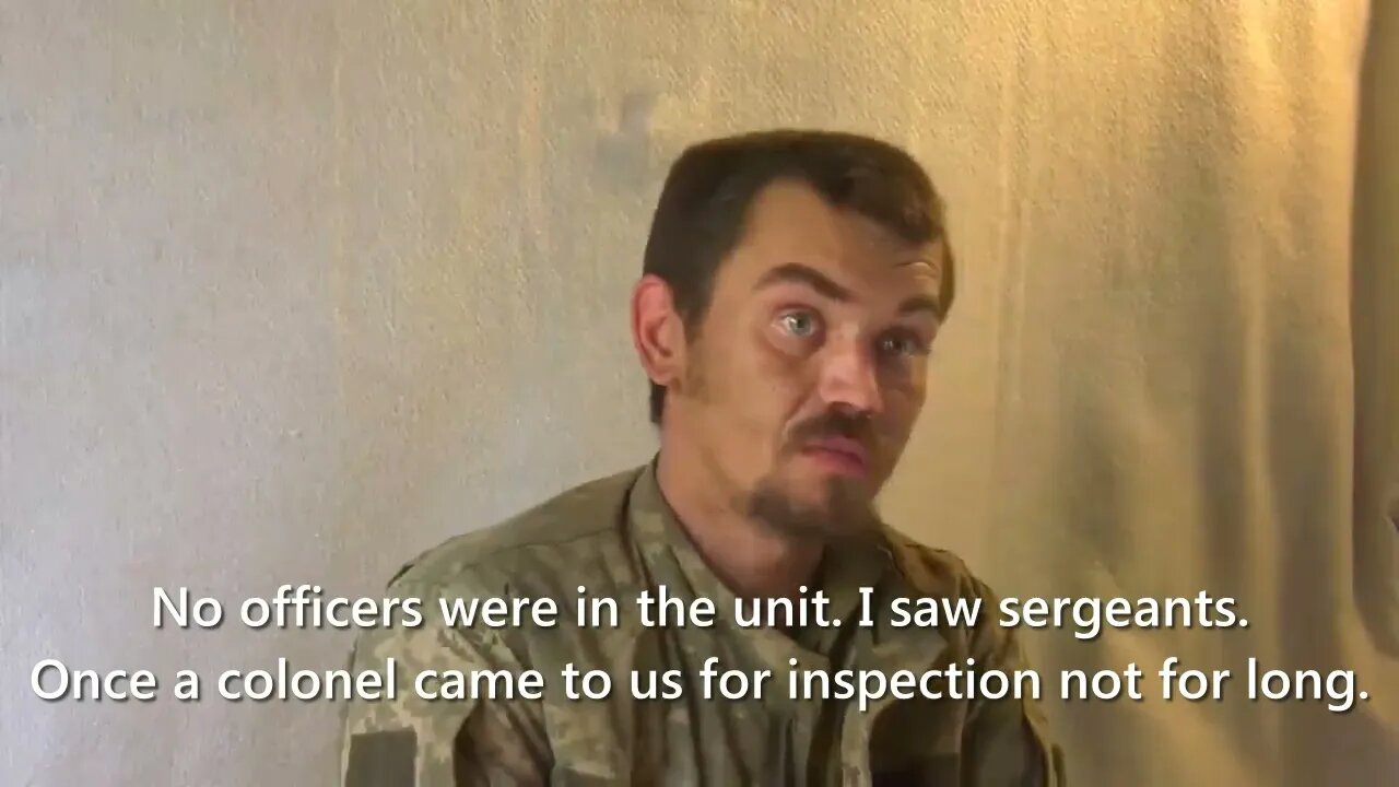 We have another captured UAF serviceman speaking out to the Russians.