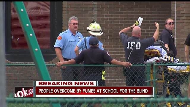 Multiple people sick after being exposed to chemical odor at north side Indianapolis school