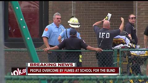 Multiple people sick after being exposed to chemical odor at north side Indianapolis school