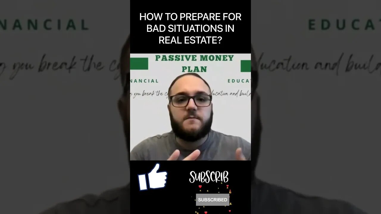 #shorts - Master the Real Estate Game: Prepare for Any Bad Situation - The Passive Money Plan