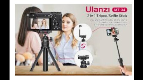 Ulanzi MT-34 Multi-functional Extendable Tripod . Unboxing. Honest review.