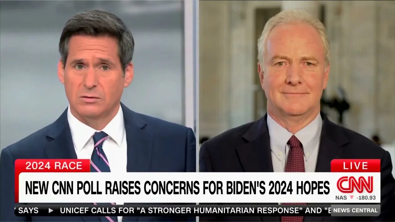 Democrat Senator Chris Van Hollen Claims Biden Has "A Spectacular Record" On Results, Performance