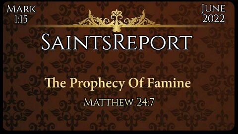 1k87. FAMINE 📜🔴"6 Months to extreme global food shortages"