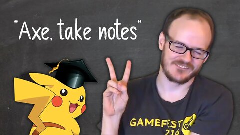 Teaching Axe some Pikachu