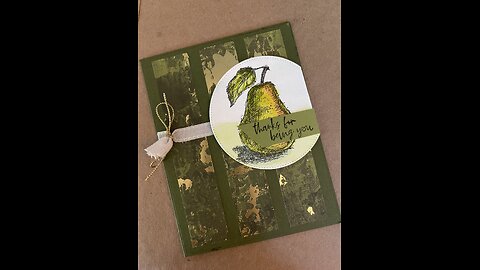 Penciled Pear in Watercolors and More... - 10/02/24