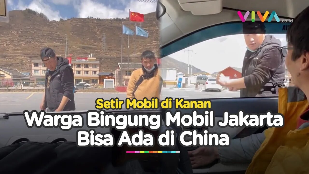 VIRAL! Ketika Mobil Jakarta Bikin Warga di China Terheran-heran