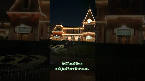 Leaving Disneyland after midnight. #disneyland
