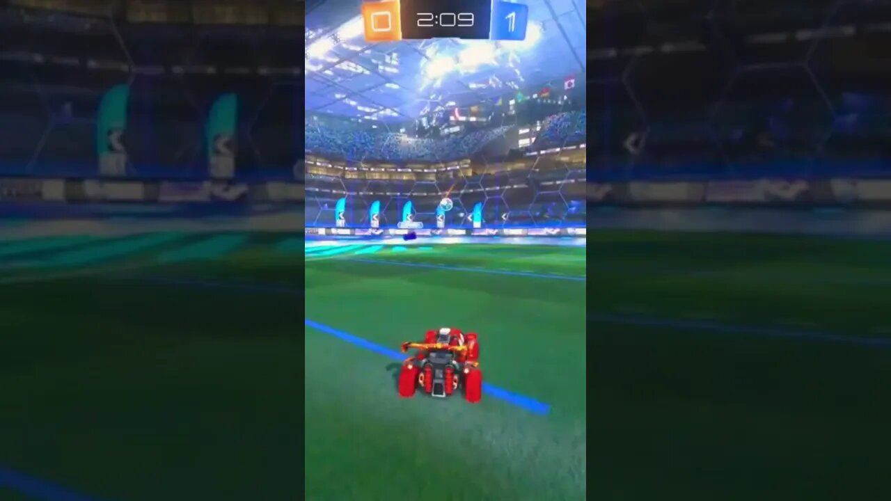 Unlikely Shot Finds the Mark: A Fluke Goal in Rocket League