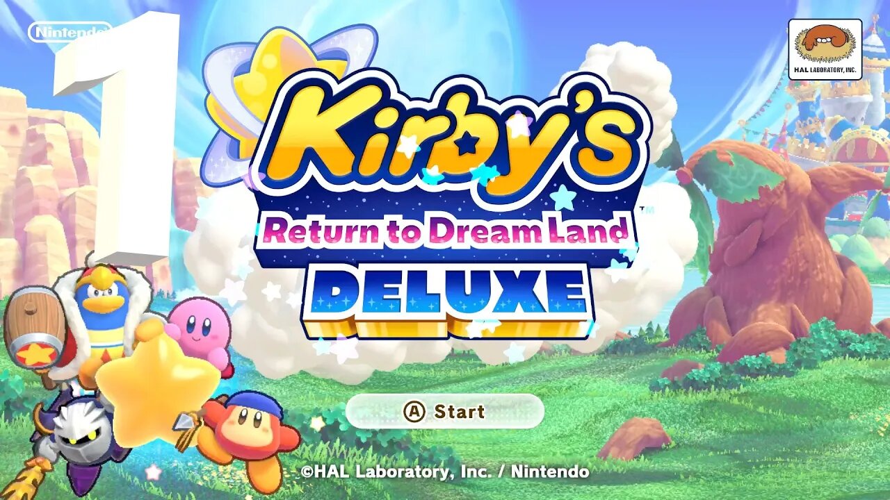 Kirby's Return to Dream Land Deluxe Walkthrough part 1(World 1-2 all spheres)