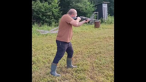 Trying My New Shotgun