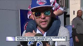 Pistons fans ready for first game at Little Caesars Arena