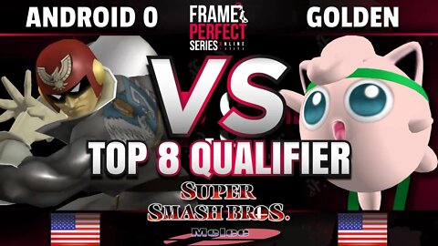 FPS3 Online - Android 0 (C. Falcon) vs Golden (Puff) - Melee Top 8 Qualifier