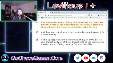 Leviticus 1-4 King James Version (2 18 2022)