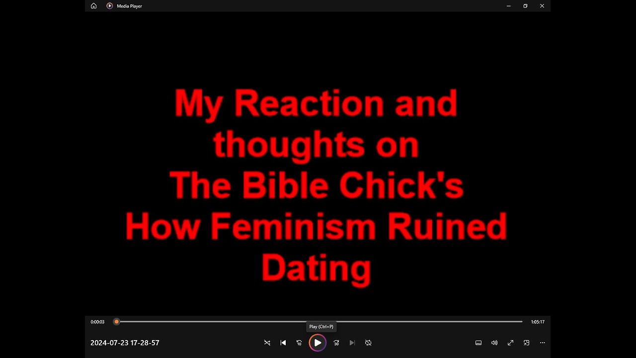 I react to How Feminism ruined dating, by the Bible Chick