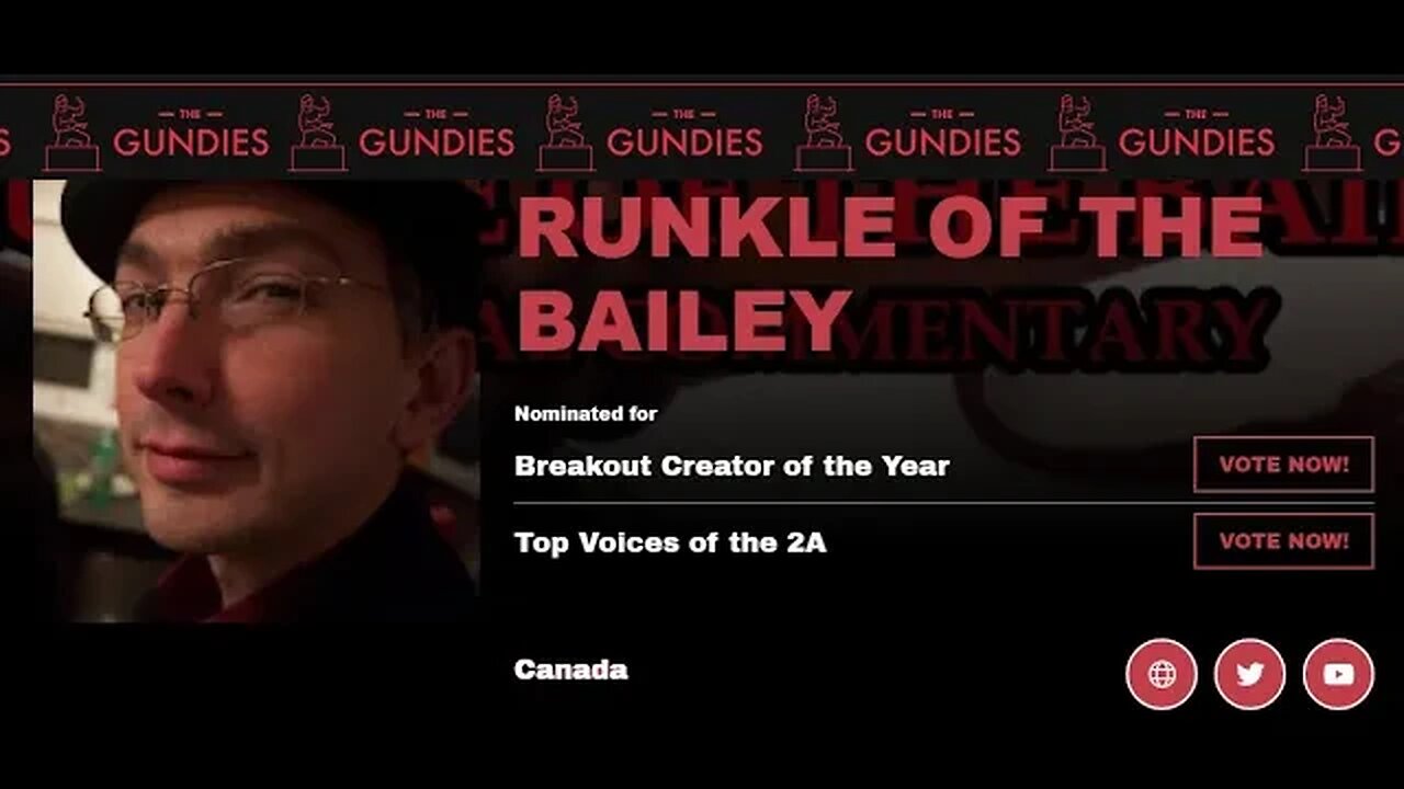 VOTE FOR @RunkleOfTheBailey AT THE GUNDIE AWARDS #lawtube #voterschoice #2023Gundies