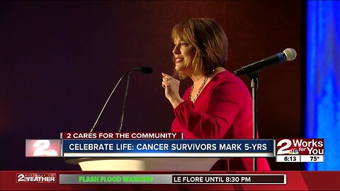 Cancer survivors mark five years