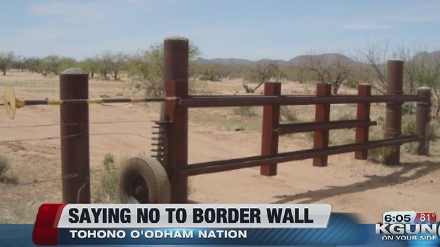 Tohono O'odham National tribal chairman: 'Over my dead body will a wall be built'