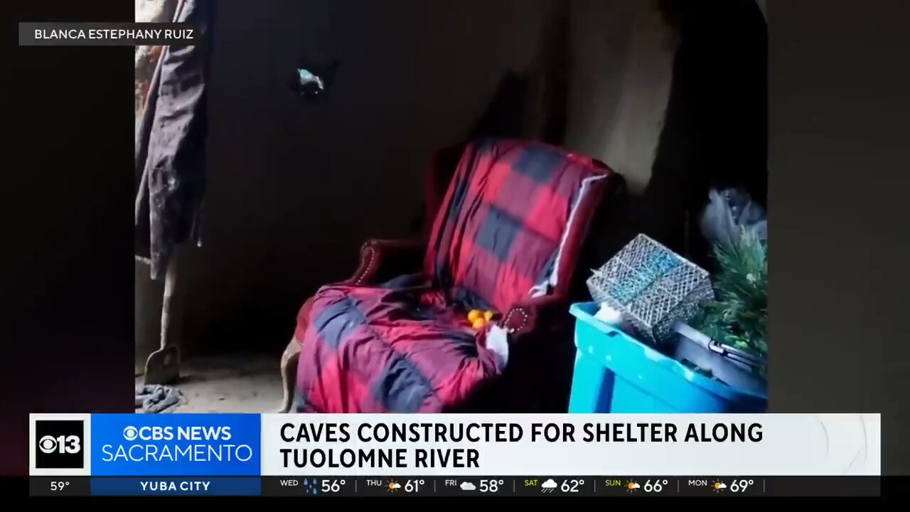 Massive furnished homeless *caves* discovered in California