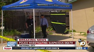 Man found dead outside National City home